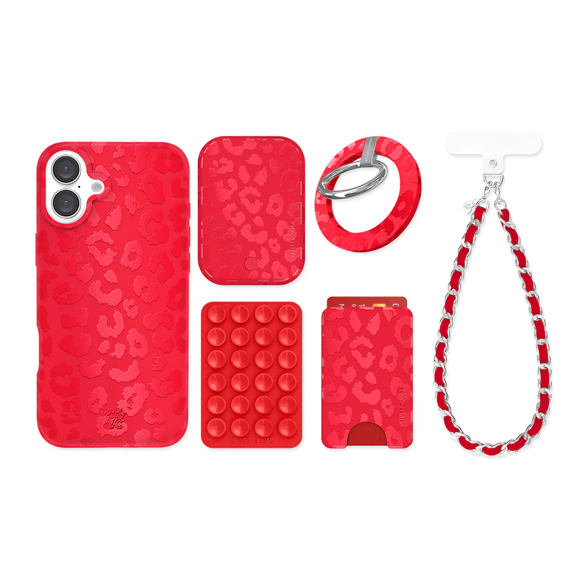 Red Hot Leopard iPhone Bundle Set - Image 17