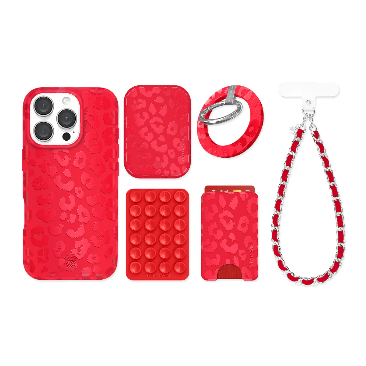 Red Hot Leopard iPhone Bundle Set - Image 19