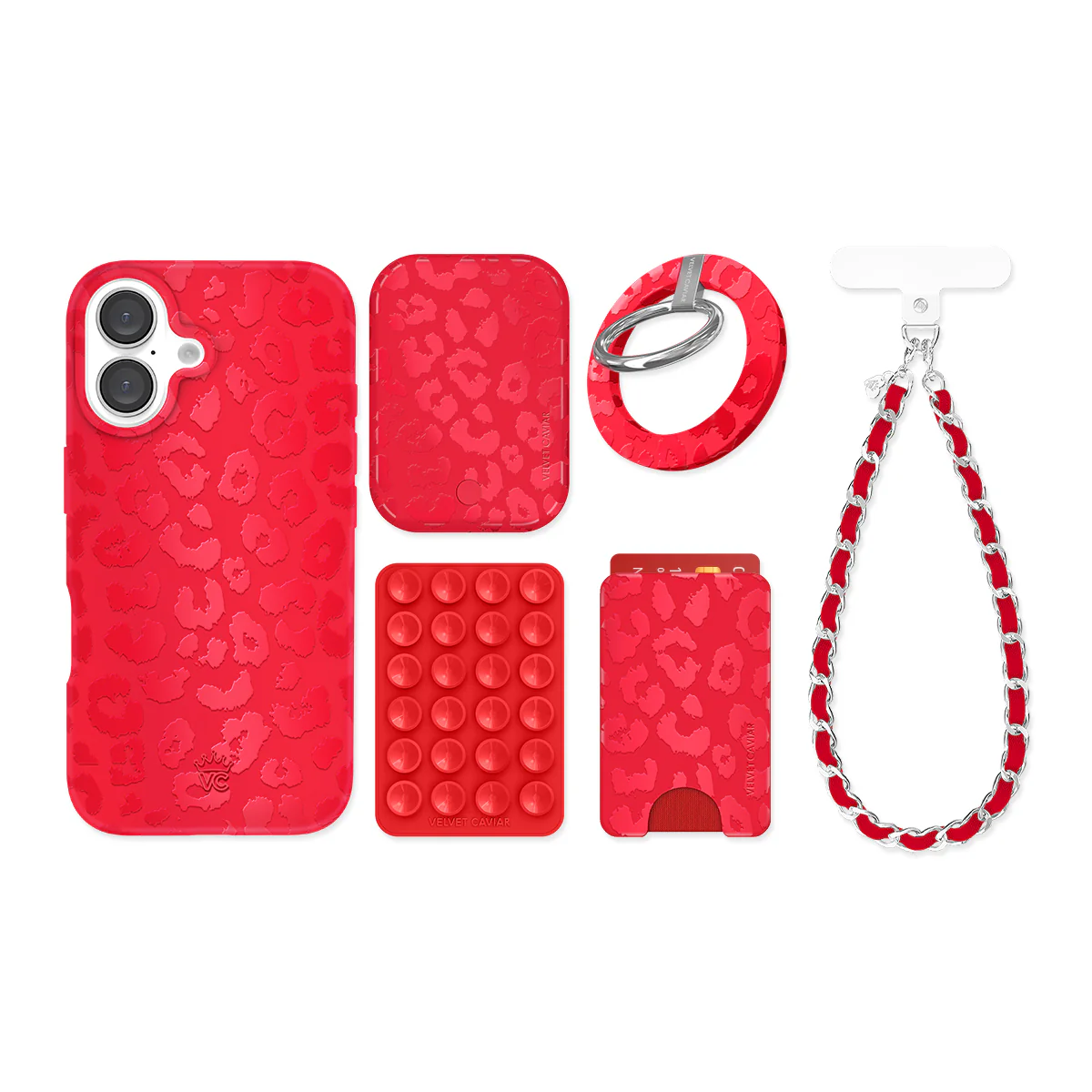 Red Hot Leopard iPhone Bundle Set - Image 20