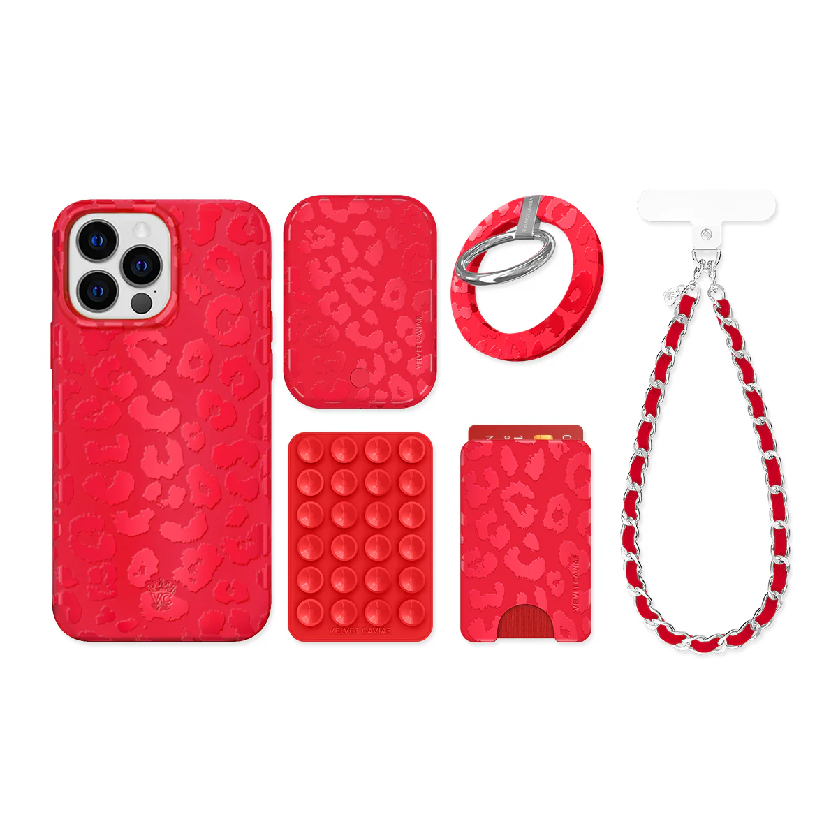 Red Hot Leopard iPhone Bundle Set - Image 3