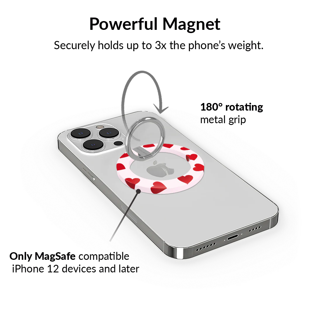 Red Heart MagSafe Grip Ring - Image 3