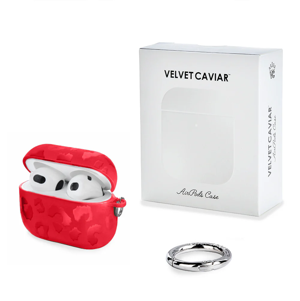 Red Hot Leopard AirPod Case - Image 15