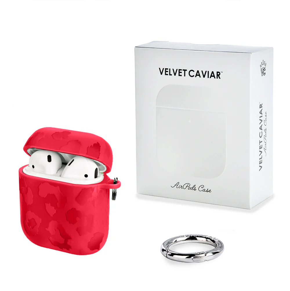 Red Hot Leopard AirPod Case - Image 5
