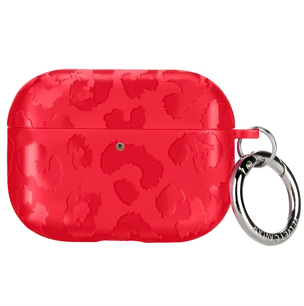 Red Hot Leopard AirPod Case - Image 6