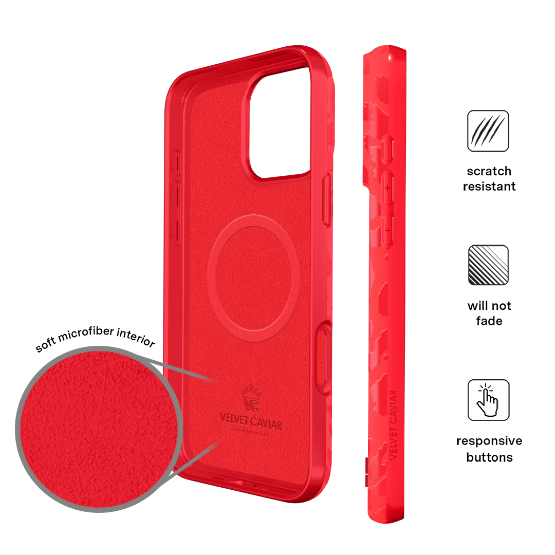 Red Hot Leopard iPhone Case - Image 102