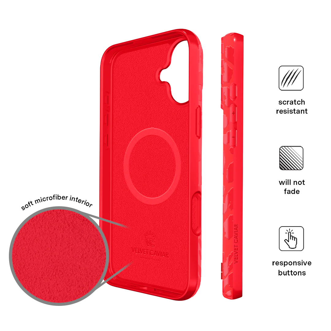 Red Hot Leopard iPhone Case - Image 108