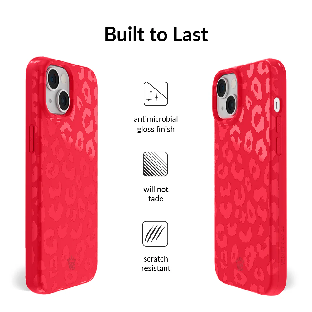 Red Hot Leopard iPhone Case - Image 36