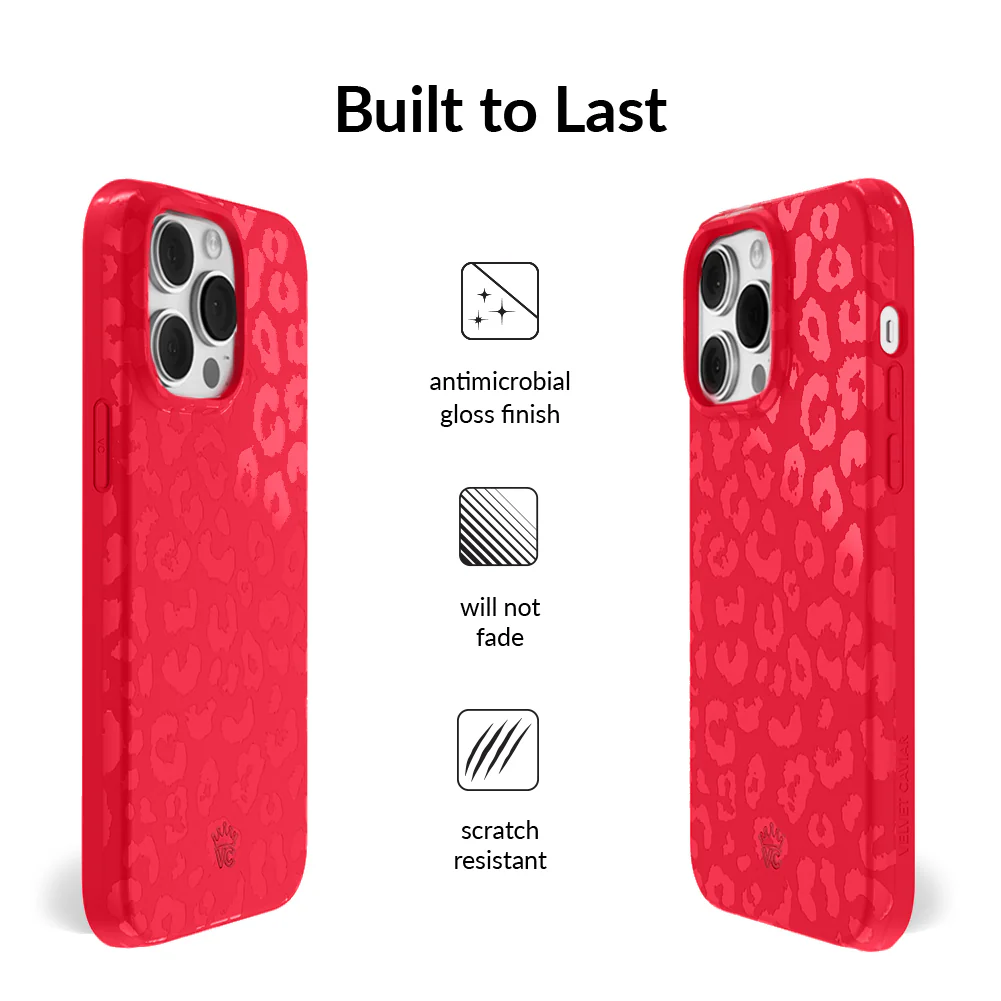 Red Hot Leopard iPhone Case - Image 42