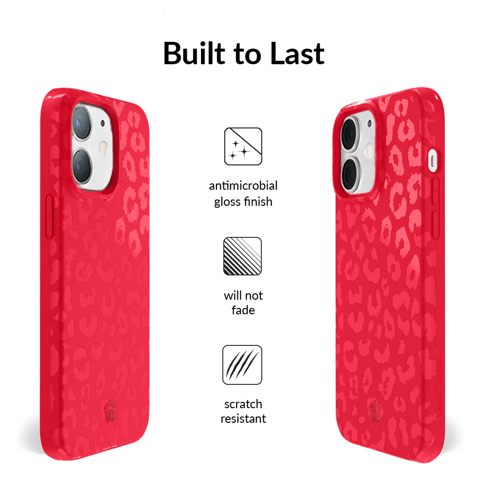 Red Hot Leopard iPhone Case - Image 60