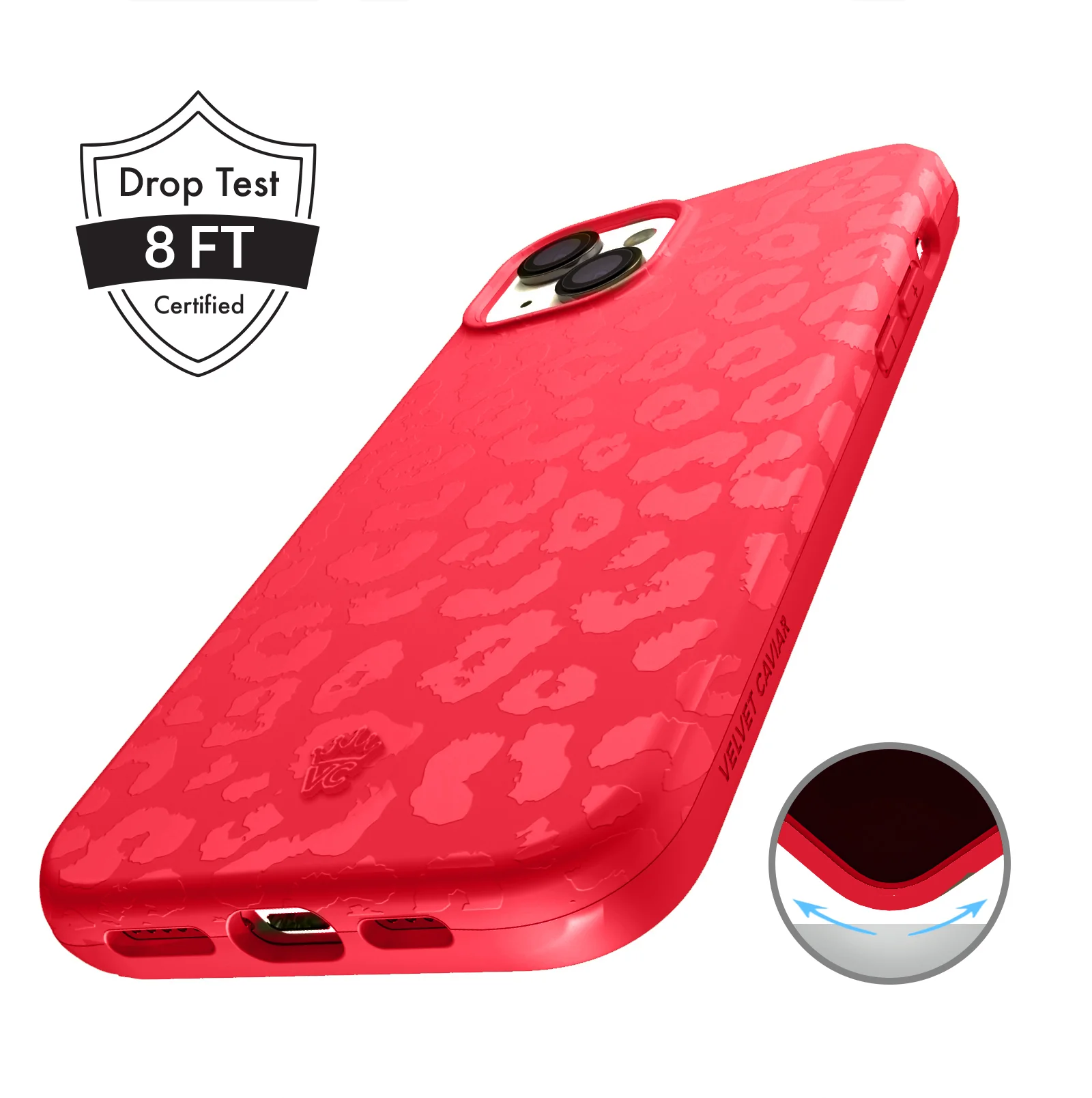 Red Hot Leopard iPhone Case - Image 77