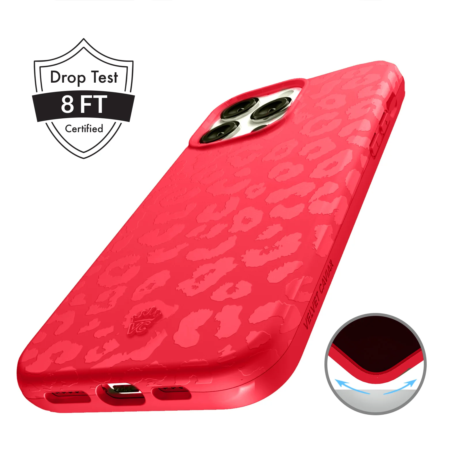 Red Hot Leopard iPhone Case - Image 95