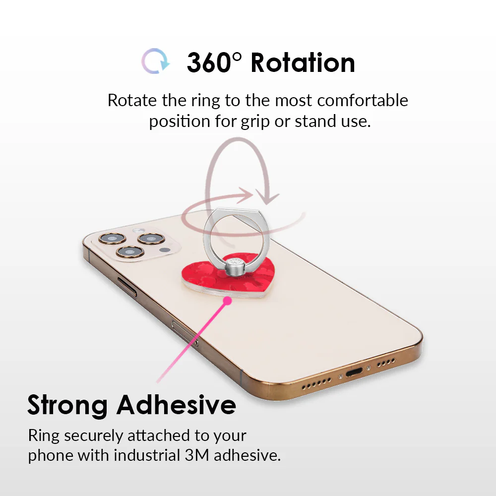 Red Hot Leopard Phone Ring - Image 3