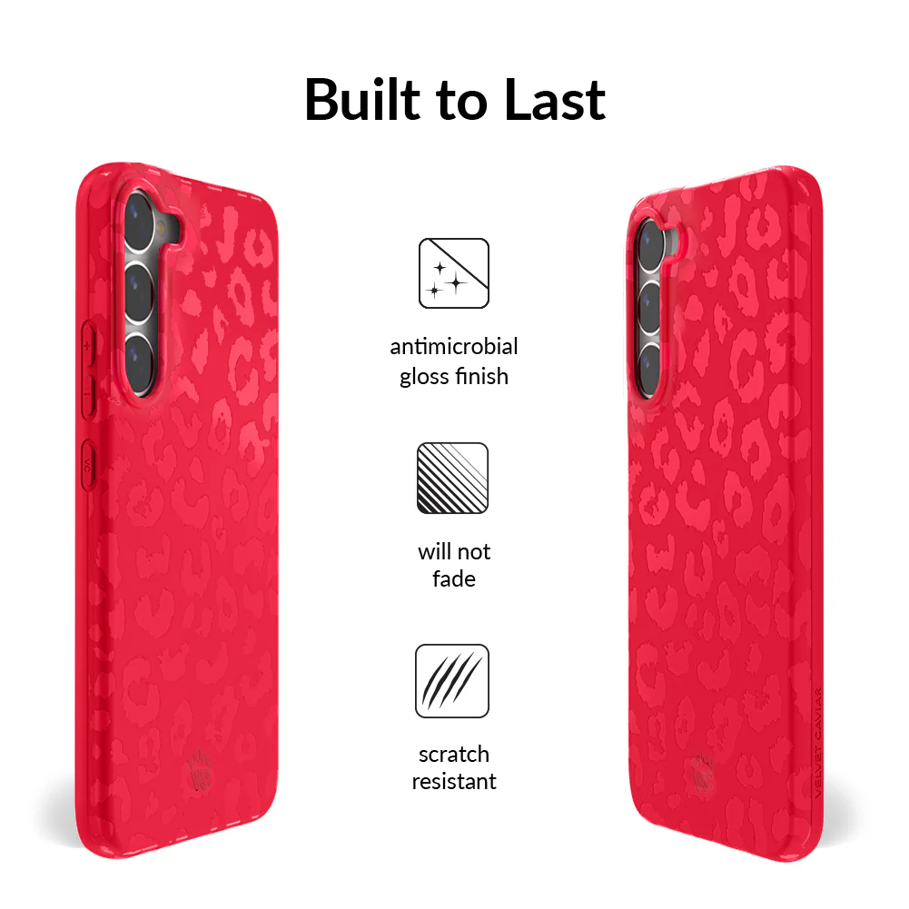 Red Hot Leopard Samsung Case - Image 12