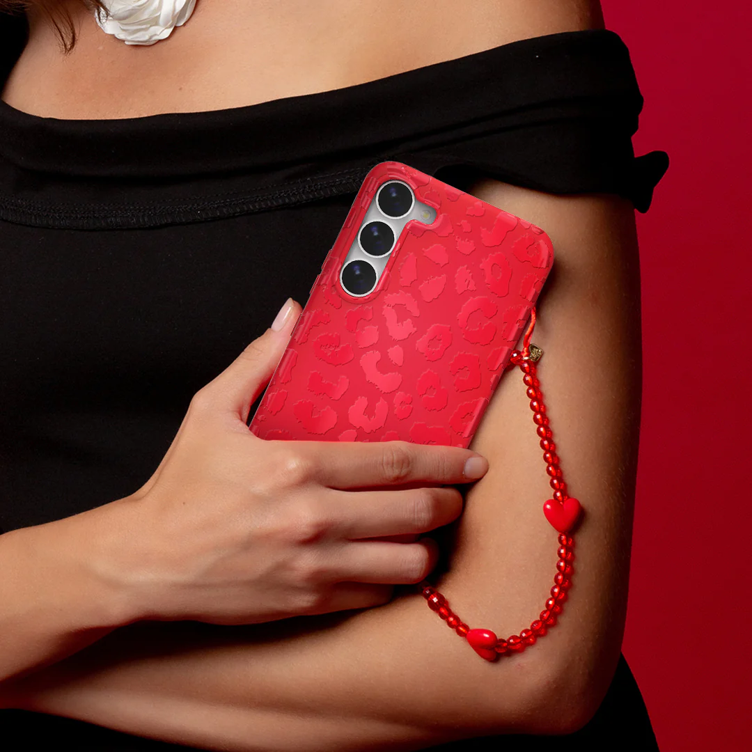 Red Hot Leopard Samsung Case - Image 2