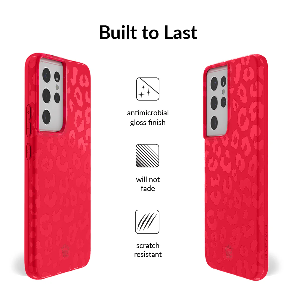 Red Hot Leopard Samsung Case - Image 36