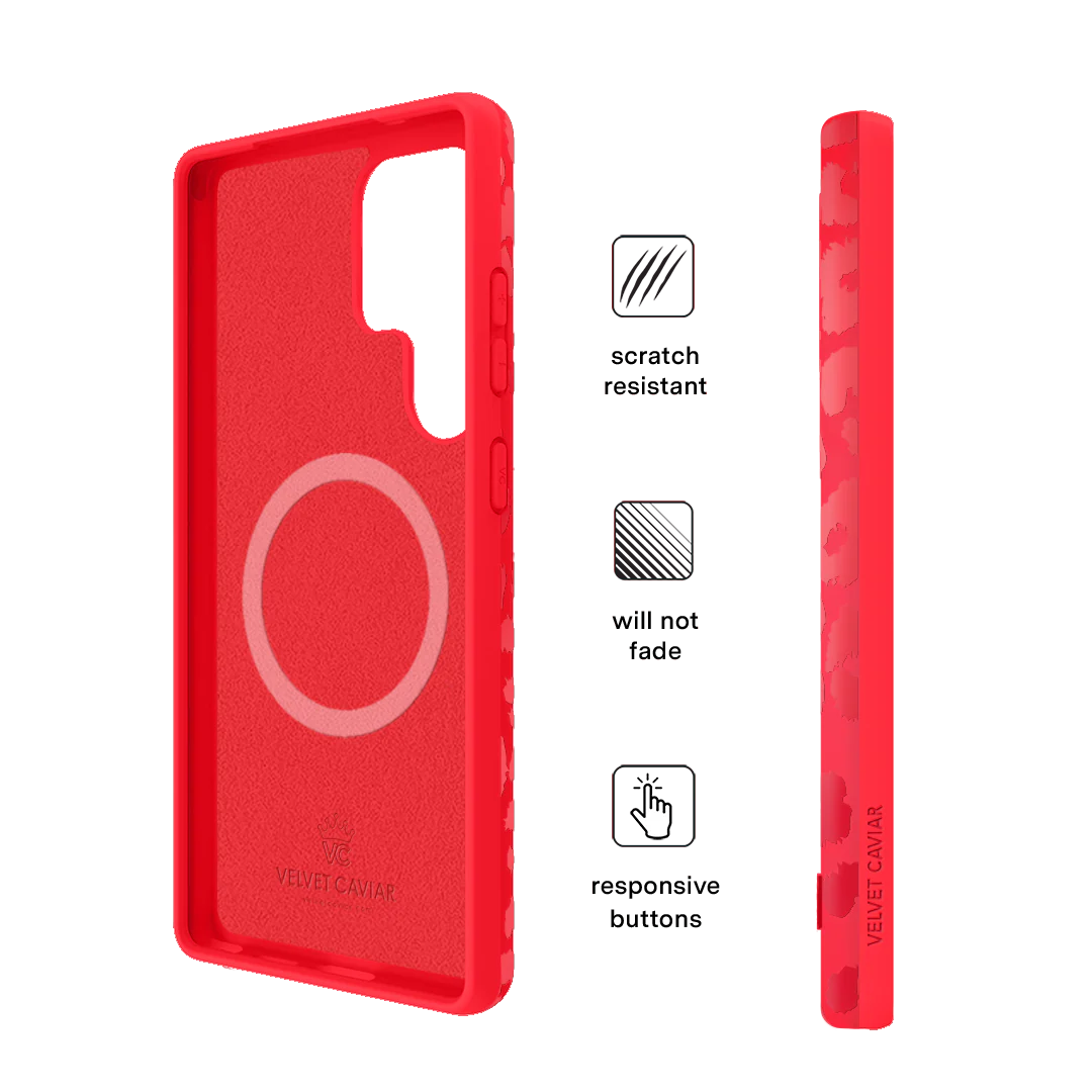 Red Hot Leopard Samsung Case - Image 60