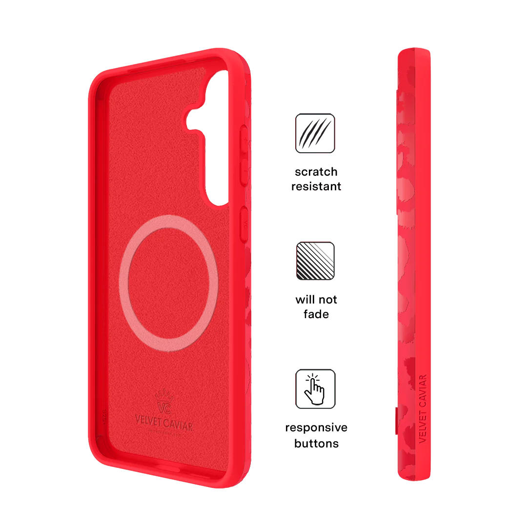 Red Hot Leopard Samsung Case - Image 72