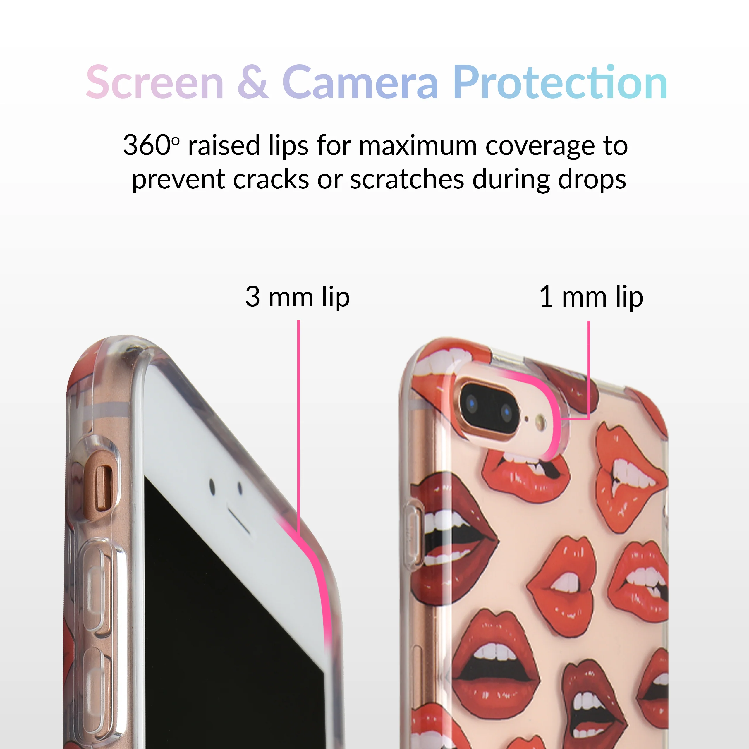 Red Lips iPhone Case - Image 15