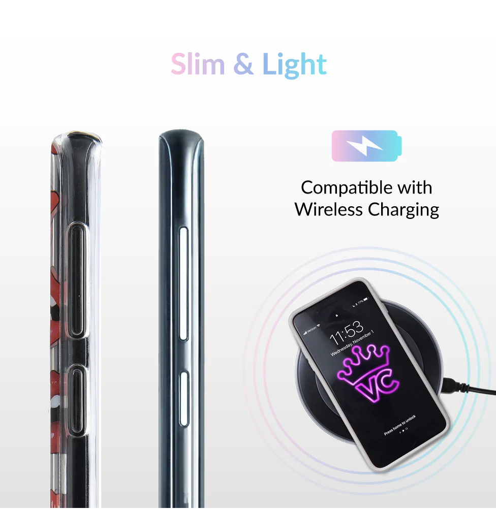Red Lips Samsung Galaxy Clear Case - Image 16
