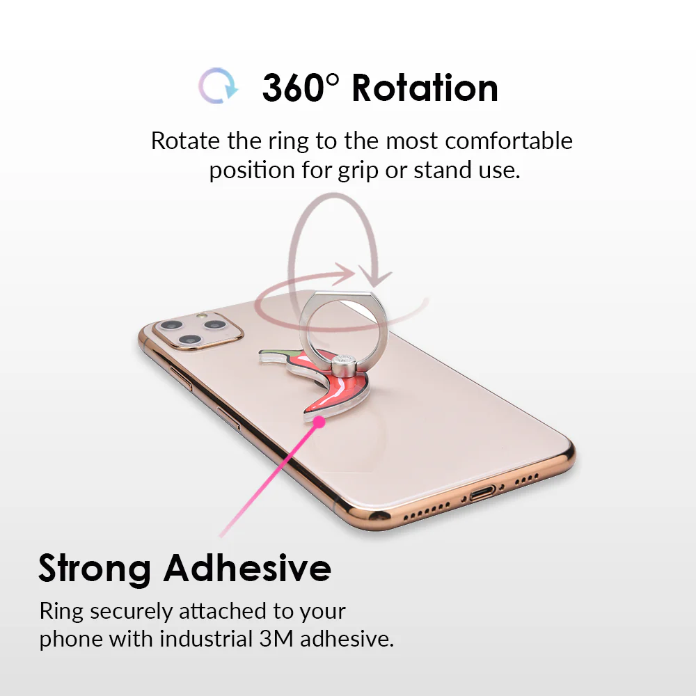 Red Pepper Phone Ring - Image 3