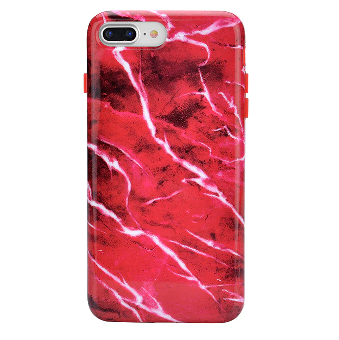 Red Velvet Marble iPhone Case - Image 16