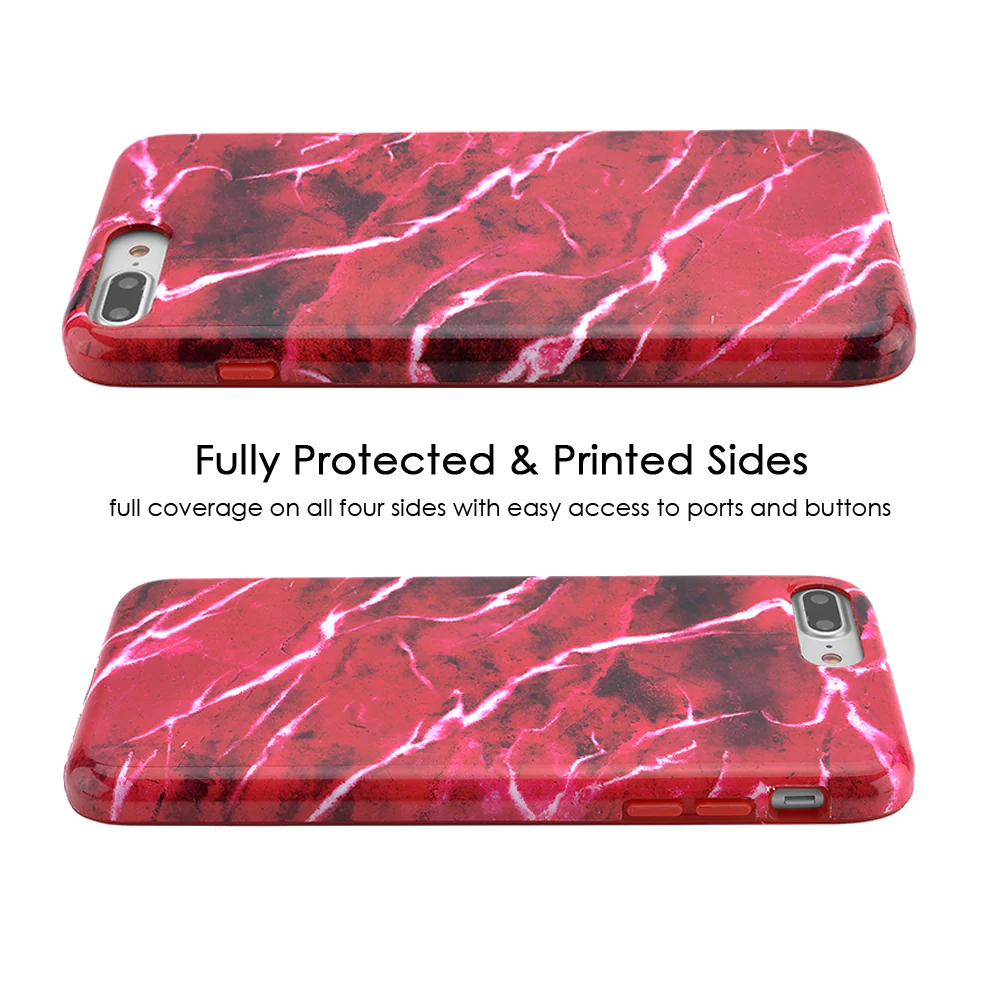 Red Velvet Marble iPhone Case - Image 19