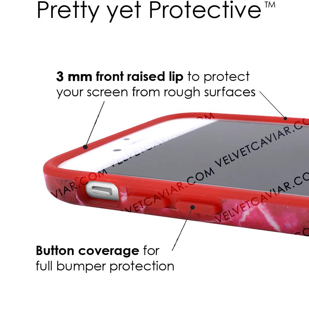 Red Velvet Marble iPhone Case - Image 30