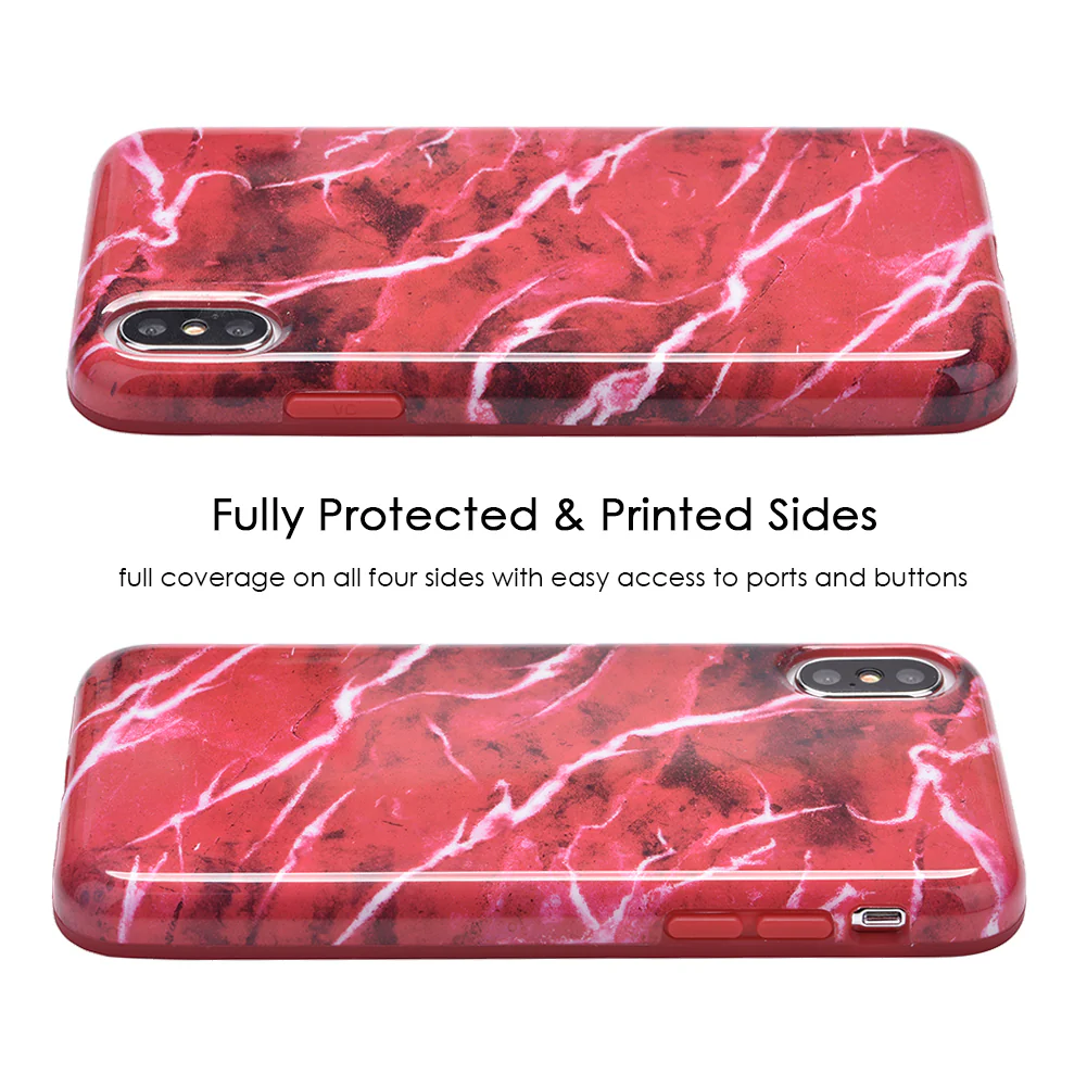 Red Velvet Marble iPhone Case - Image 31