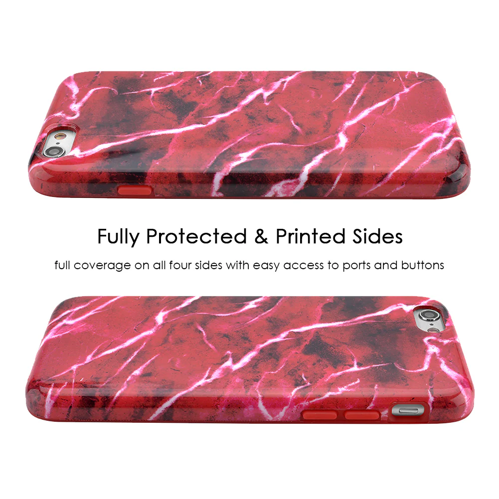 Red Velvet Marble iPhone Case - Image 43