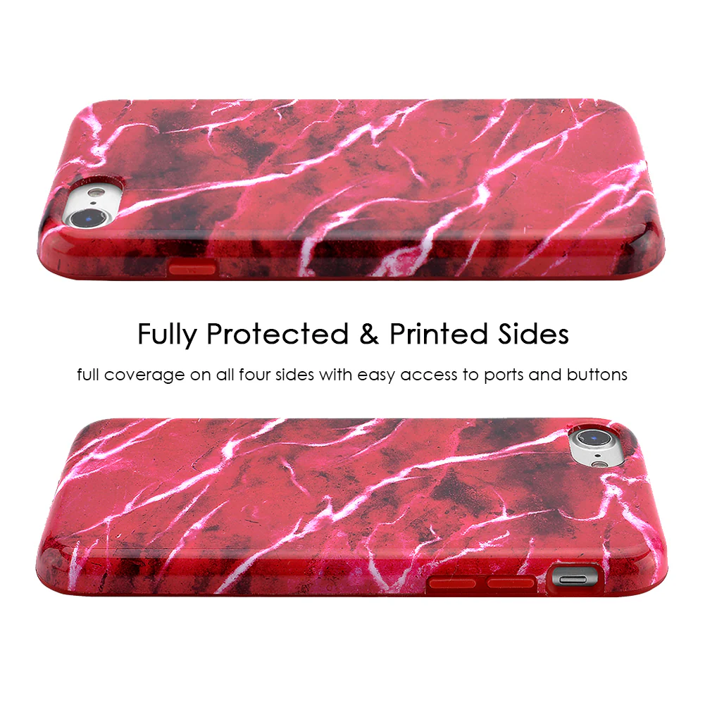 Red Velvet Marble iPhone Case - Image 6