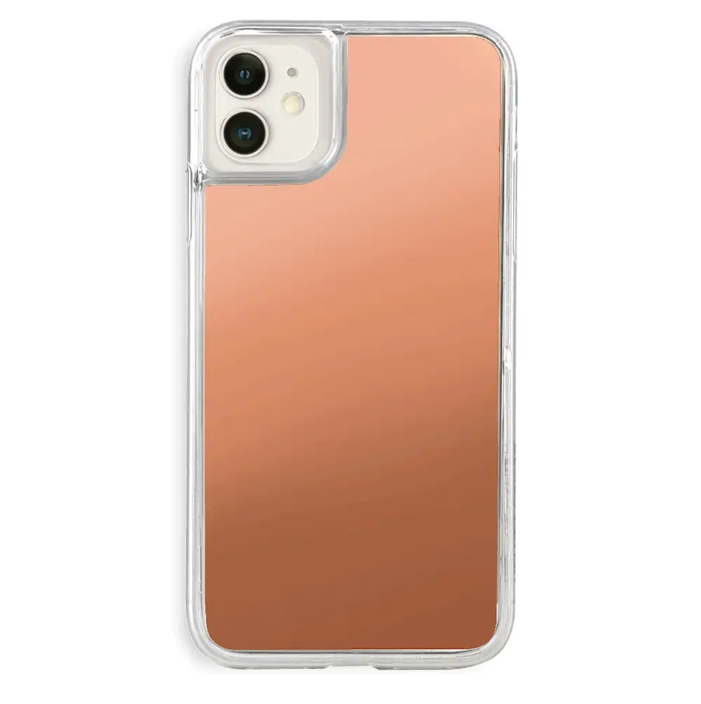 Rose Gold Reflective Mirror iPhone Case - Image 43