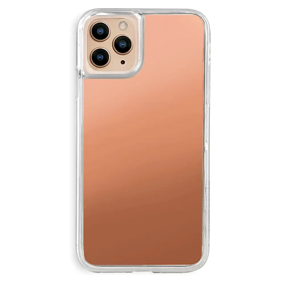 Rose Gold Reflective Mirror iPhone Case - Image 48
