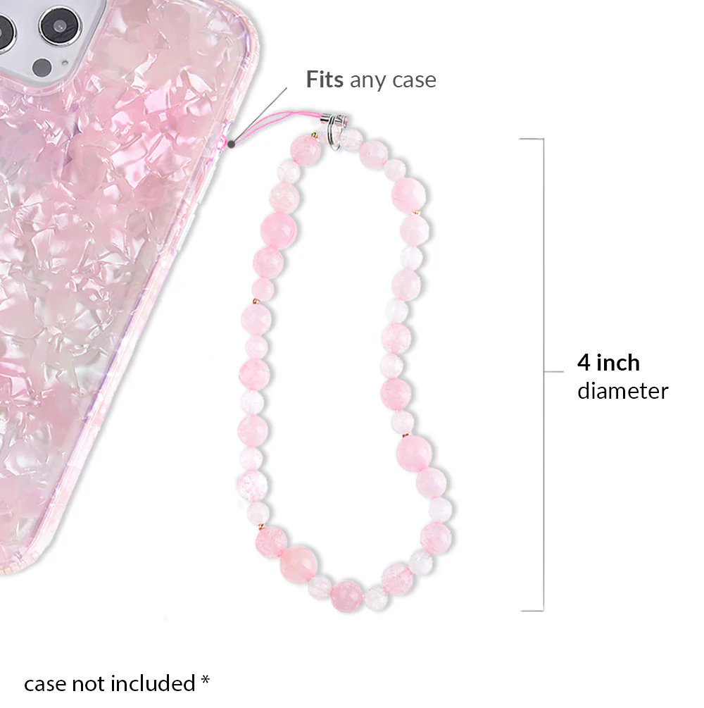 Rose Quartz Phone Charm - Image 3