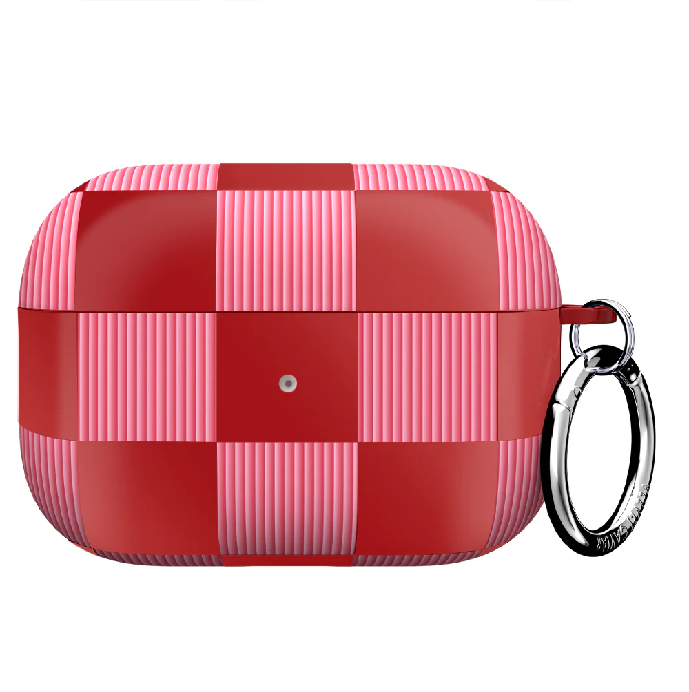 Rose Vibe Checkered AirPod Case - Image 6