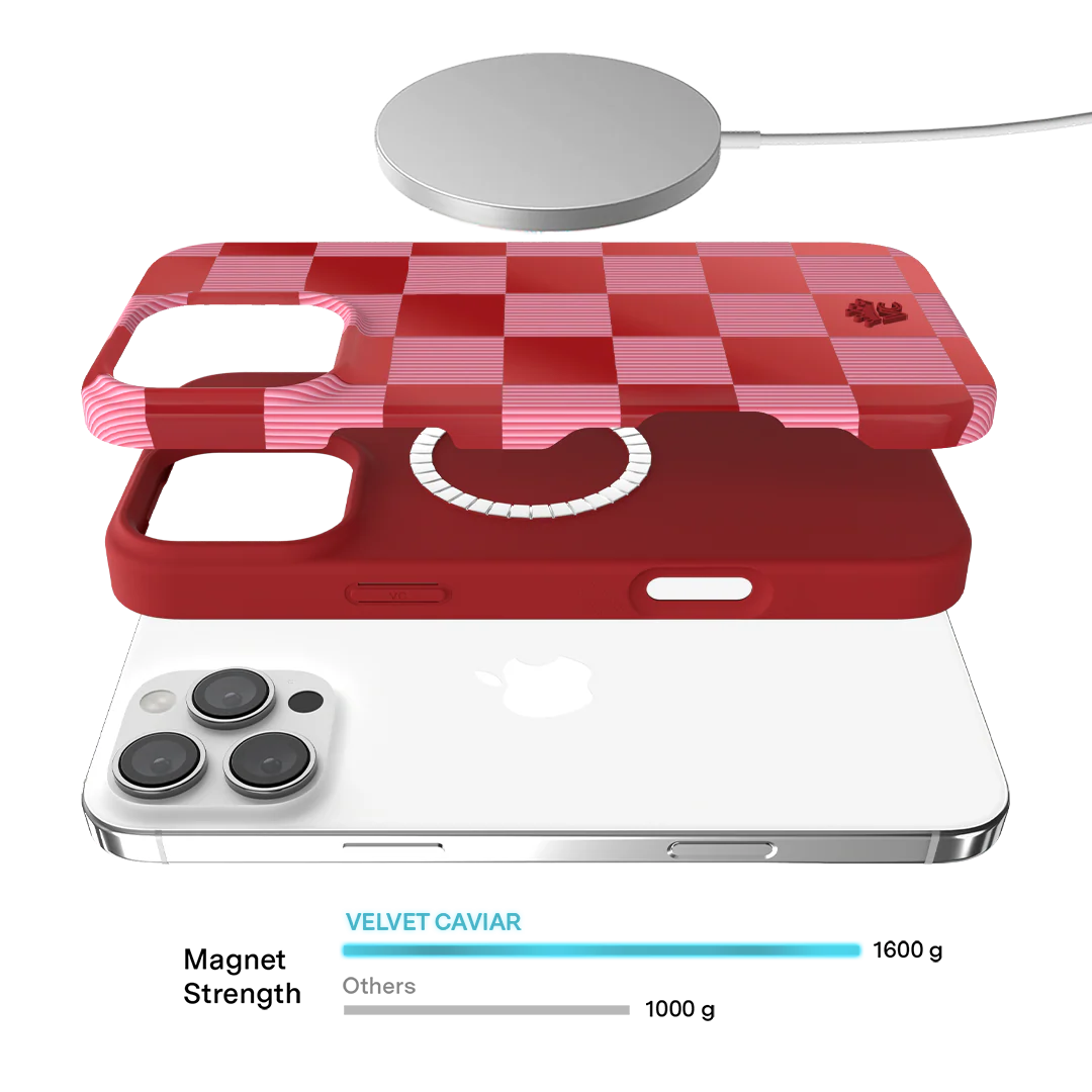 Rose Vibe Checkered iPhone Case - Image 100