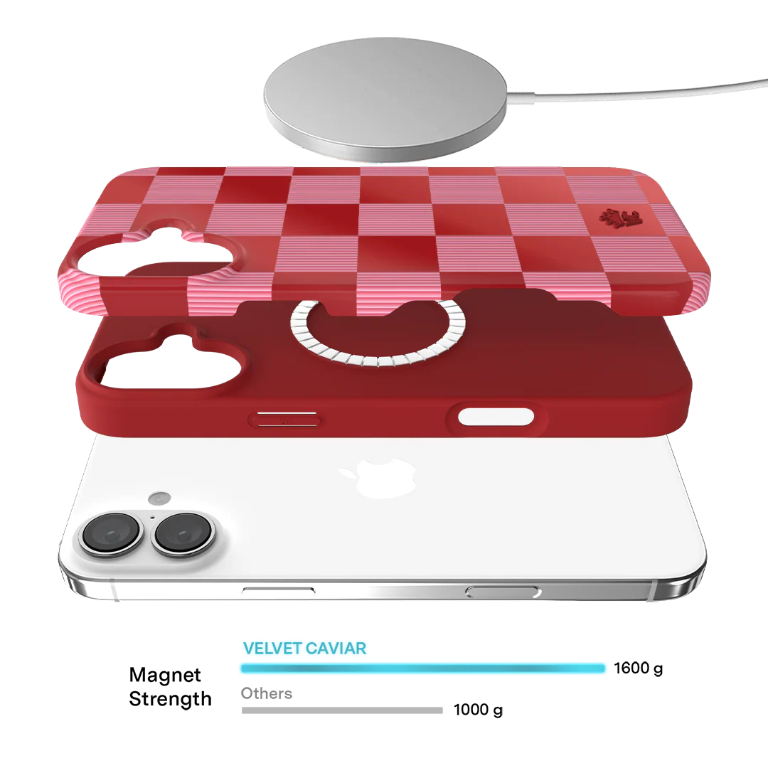 Rose Vibe Checkered iPhone Case - Image 112