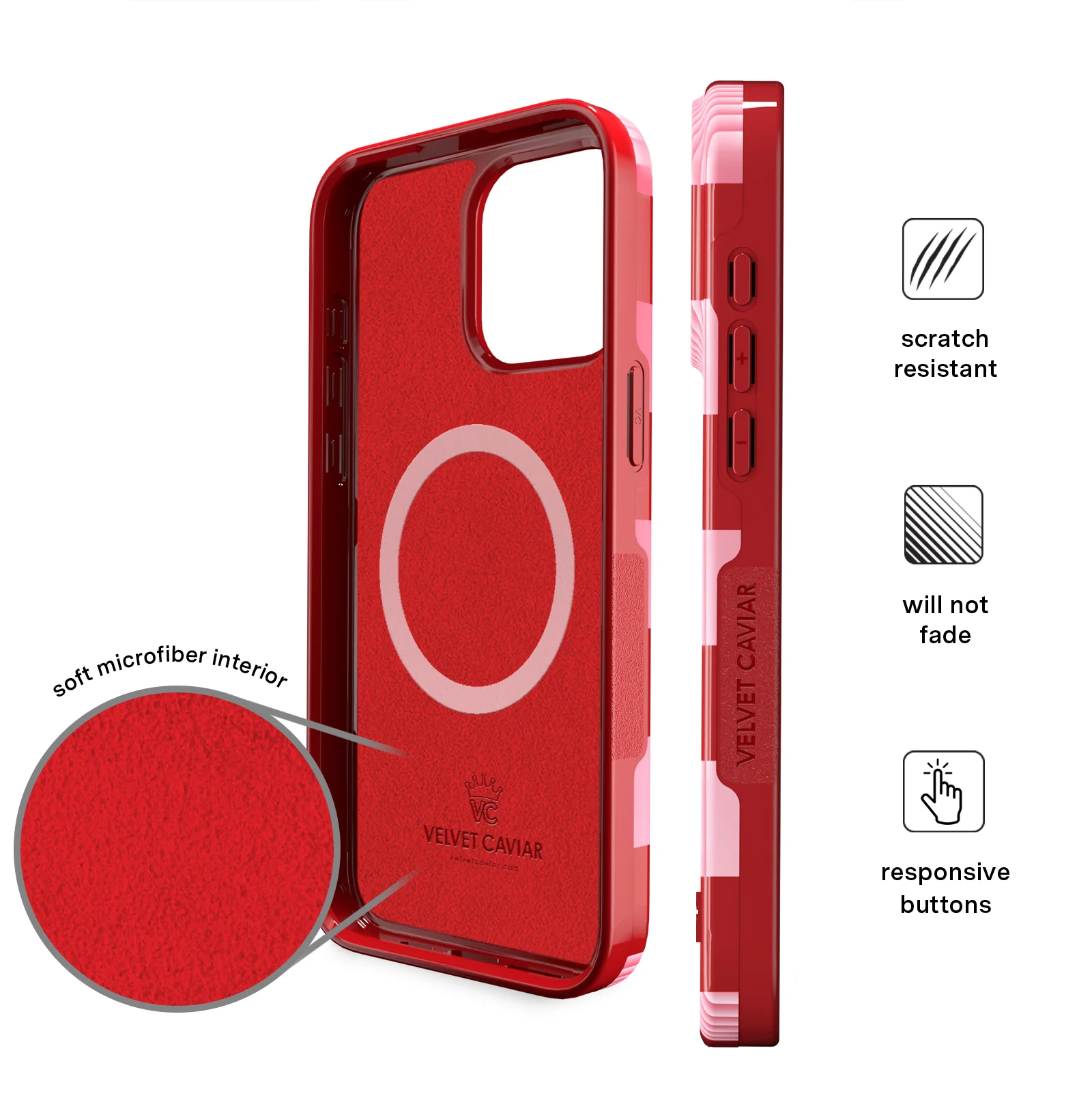 Rose Vibe Checkered iPhone Case - Image 6