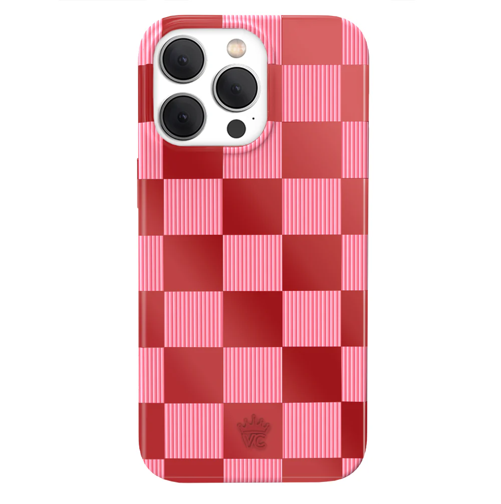 Rose Vibe Checkered iPhone Case - Image 7