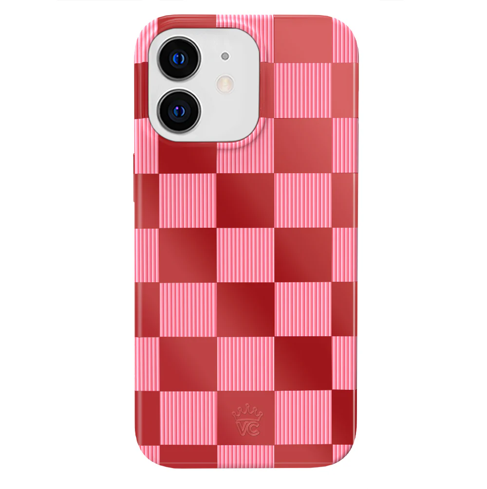Rose Vibe Checkered iPhone Case - Image 73