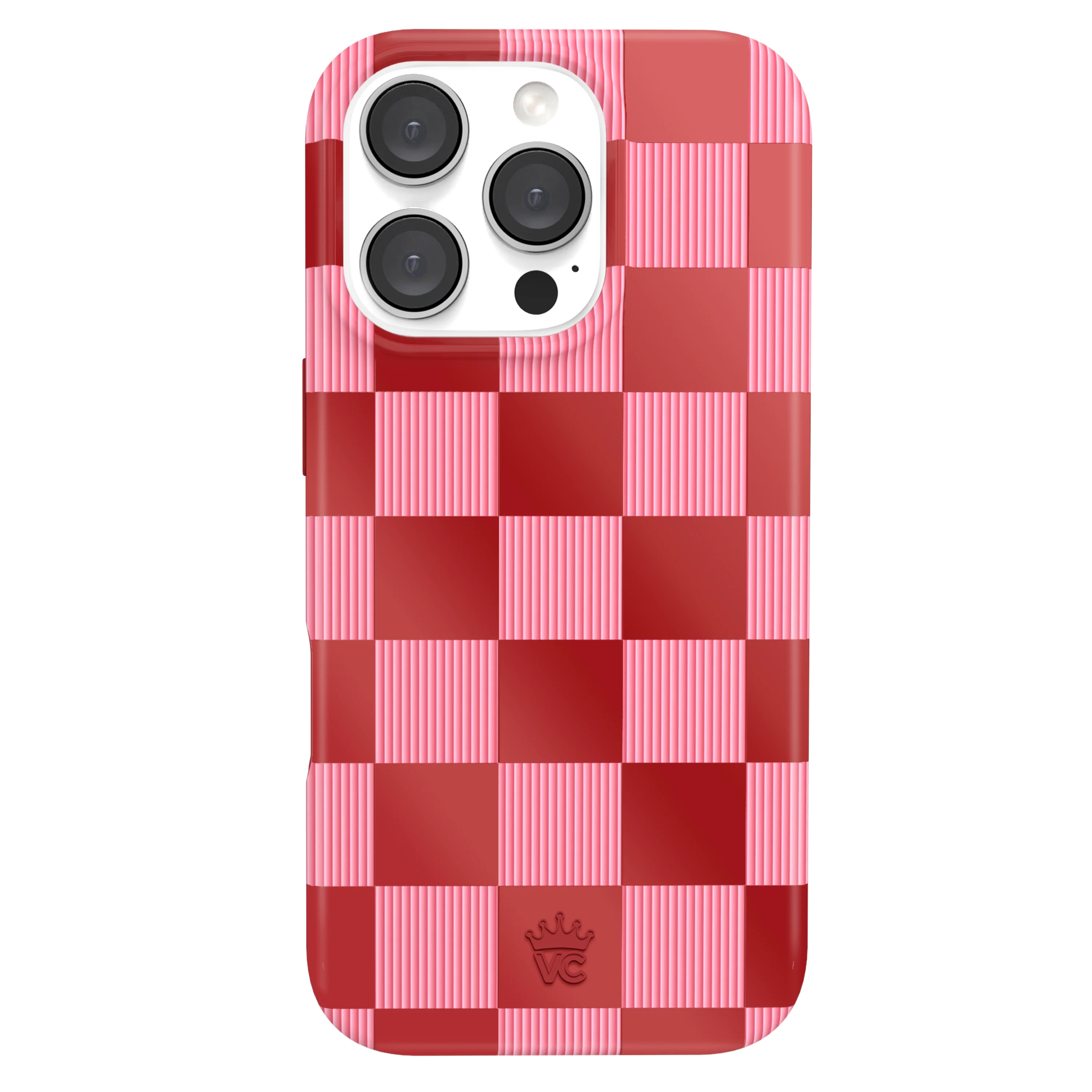 Rose Vibe Checkered iPhone Case - Image 97