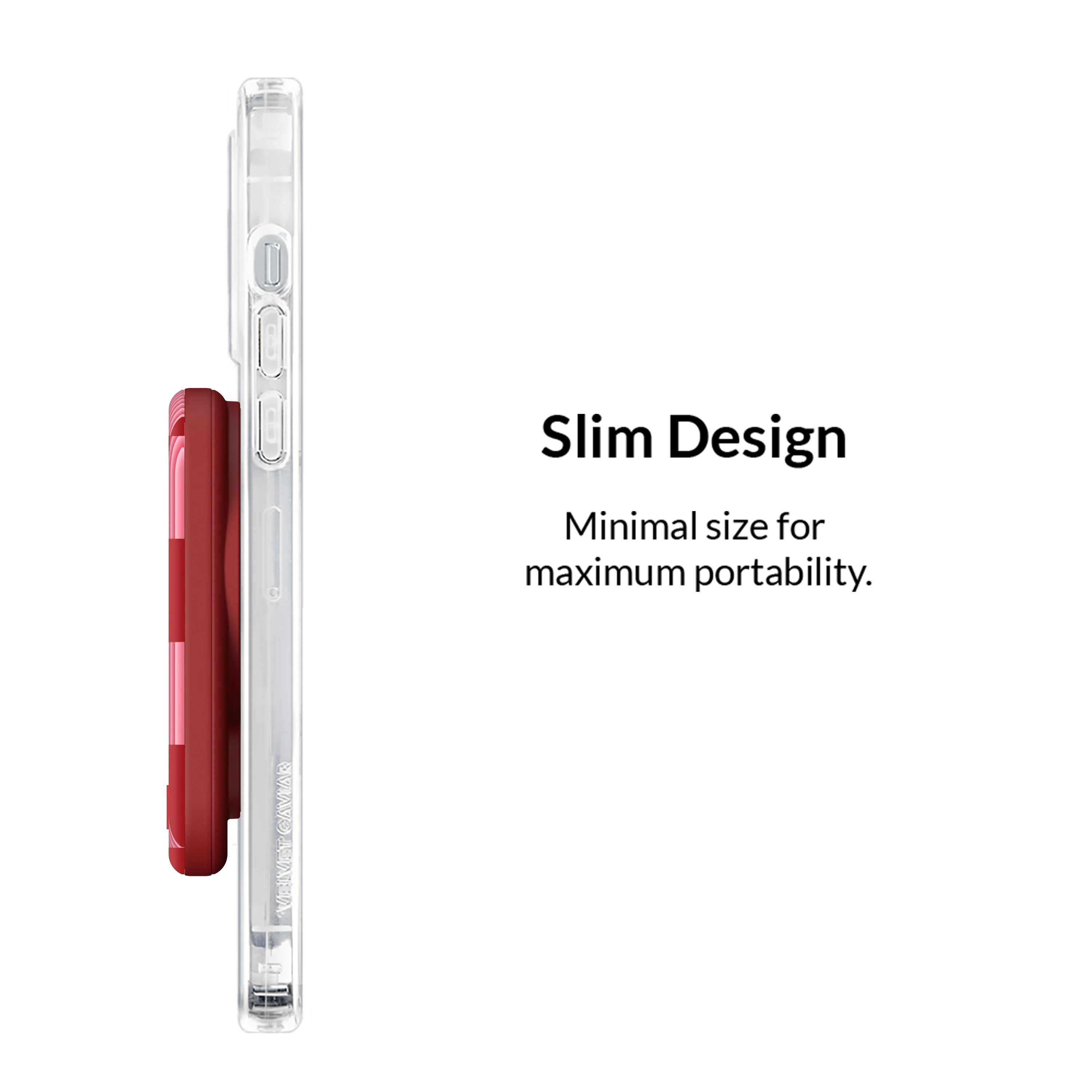 Rose Vibe Checkered MagSafe Battery Power Pack - Image 5
