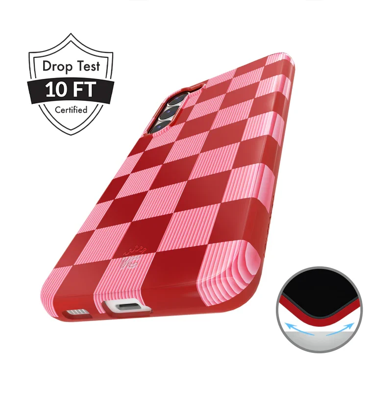 Rose Vibe Checkered Samsung Case - Image 29