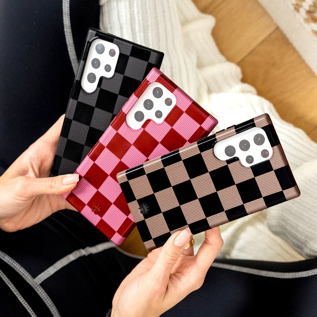 Rose Vibe Checkered Samsung Case - Image 32