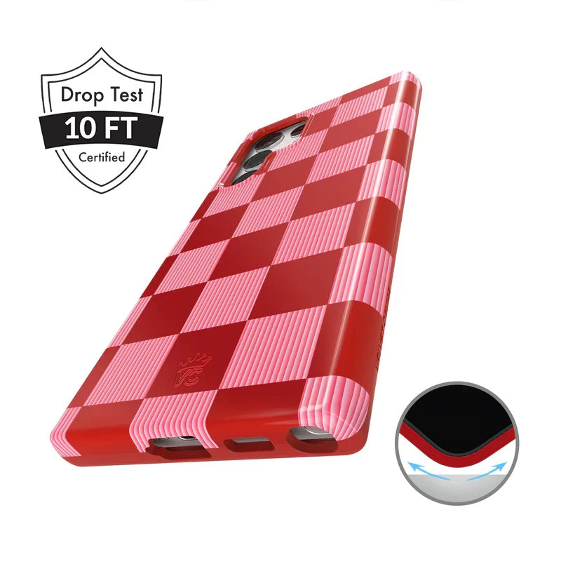 Rose Vibe Checkered Samsung Case - Image 35