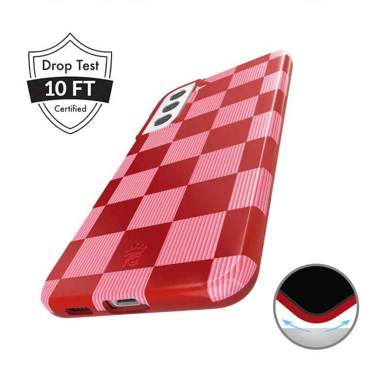 Rose Vibe Checkered Samsung Case - Image 41