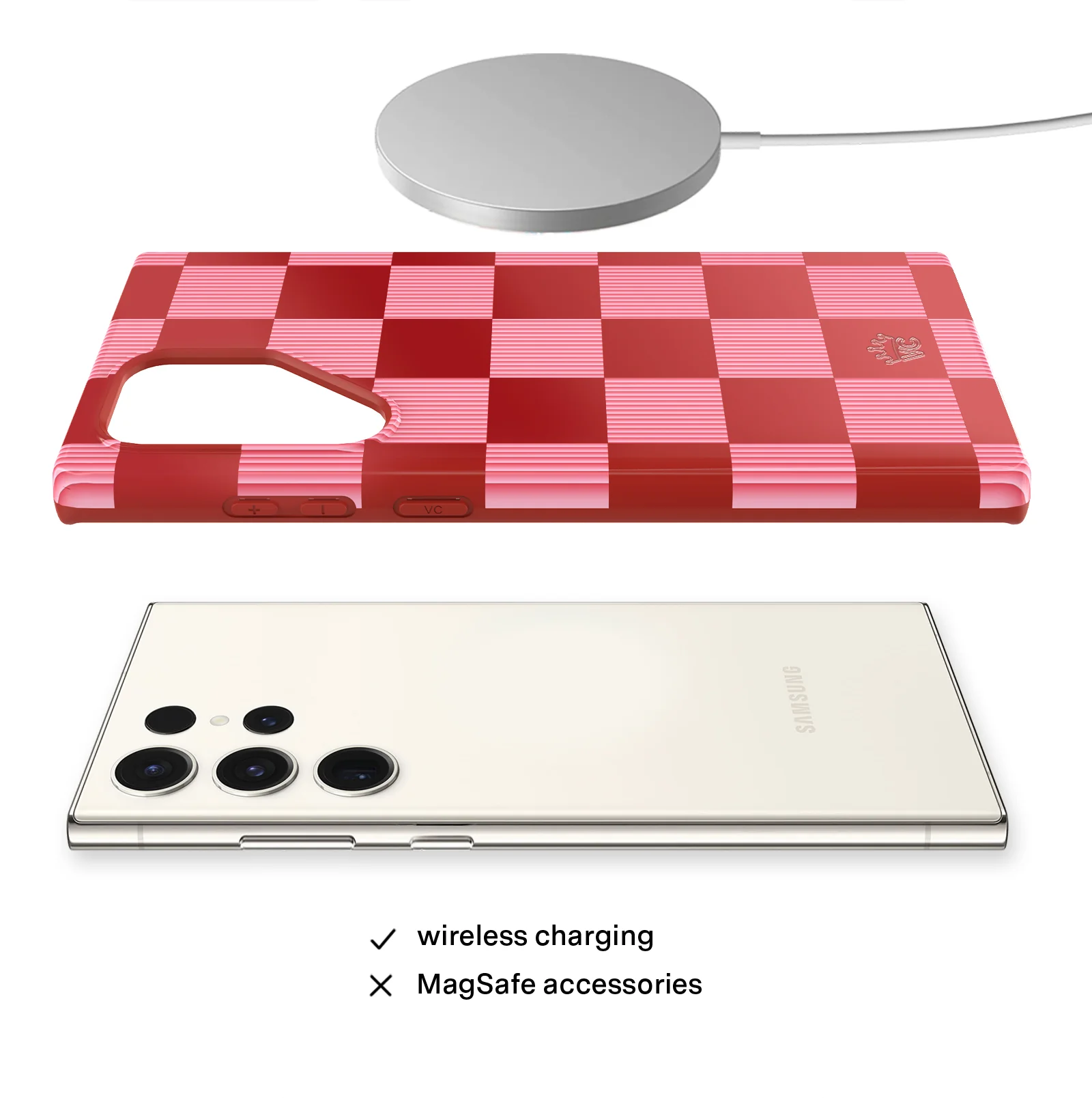 Rose Vibe Checkered Samsung Case - Image 52
