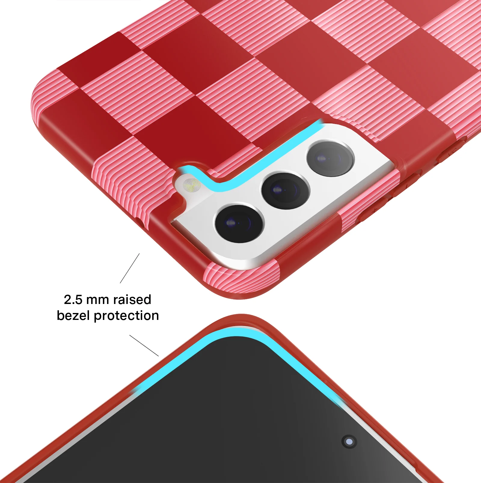 Rose Vibe Checkered Samsung Case - Image 62