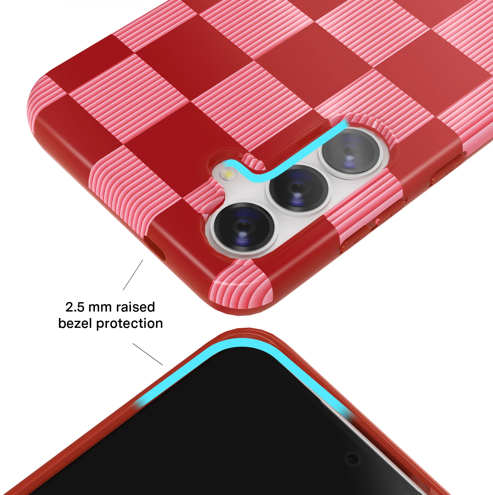 Rose Vibe Checkered Samsung Case - Image 9
