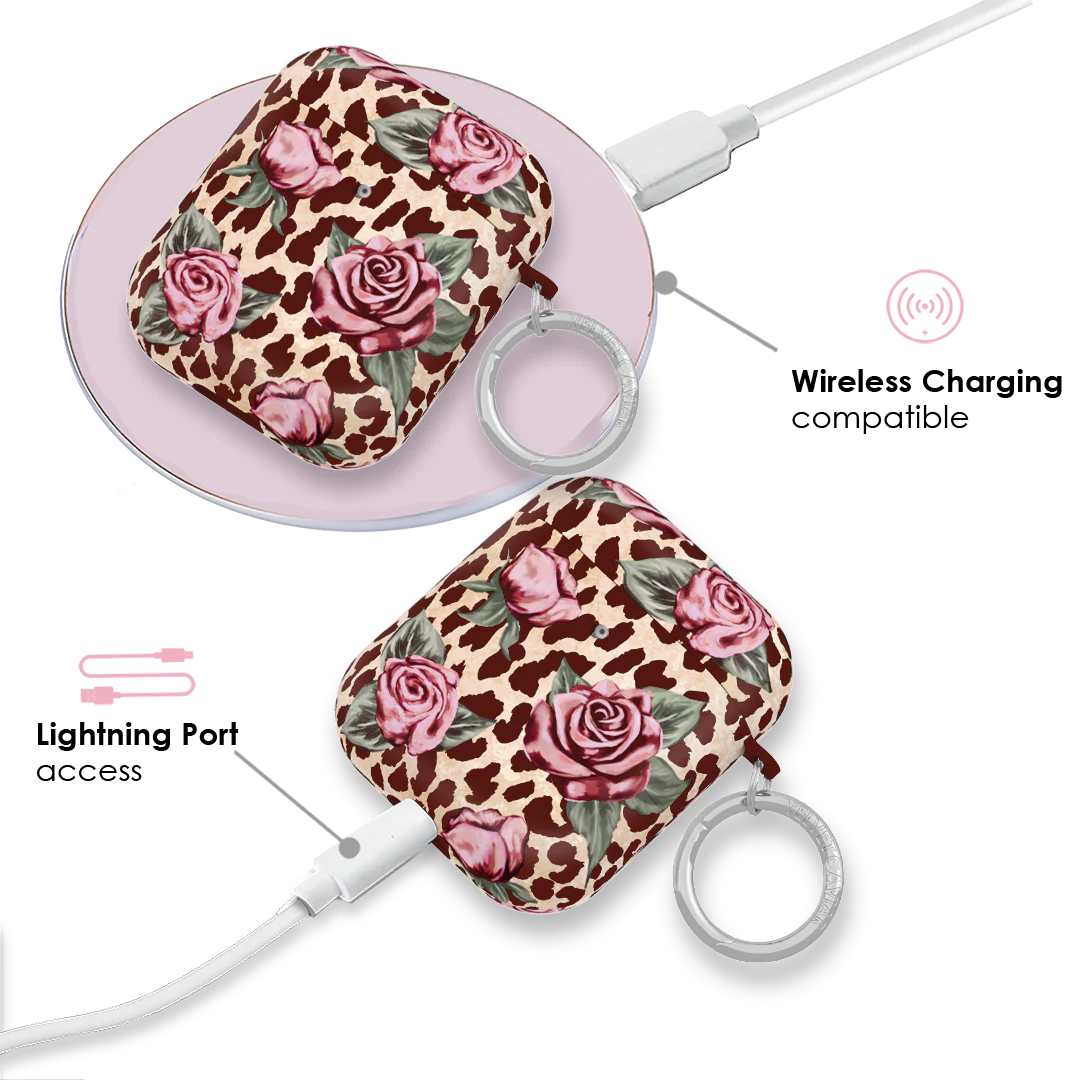 Rosy Leopard AirPod Case - Image 4