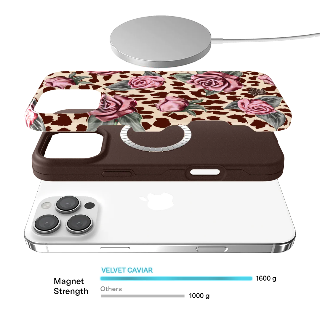 Rosy Leopard iPhone Case - Image 4
